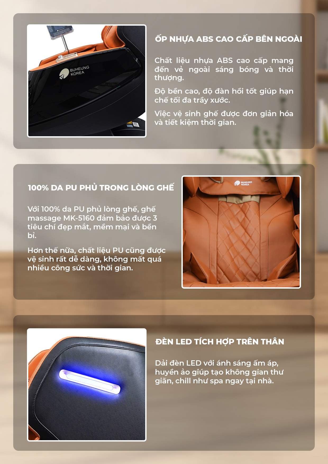 Ghế Massage MK-5160 13