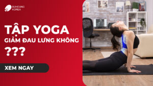 Minh họa tập yoga có giúp giảm đau lưng không?