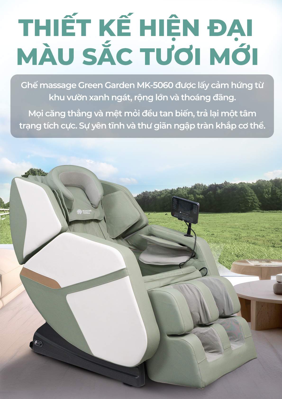 Ghế Massage BUHEUNG Green Garden MK-5060 14