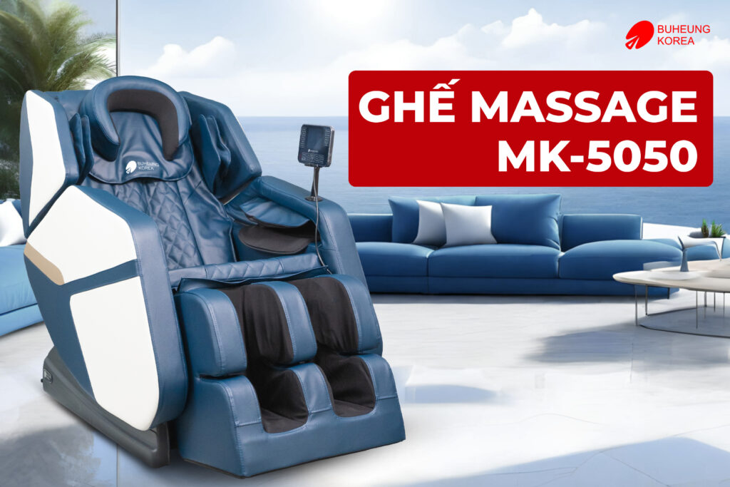 Review TOP 11 Ghế Massage Chính Hãng Hàn Quốc Từ 15 Triệu 2 Ghế massage BUHEUNG MK-5050