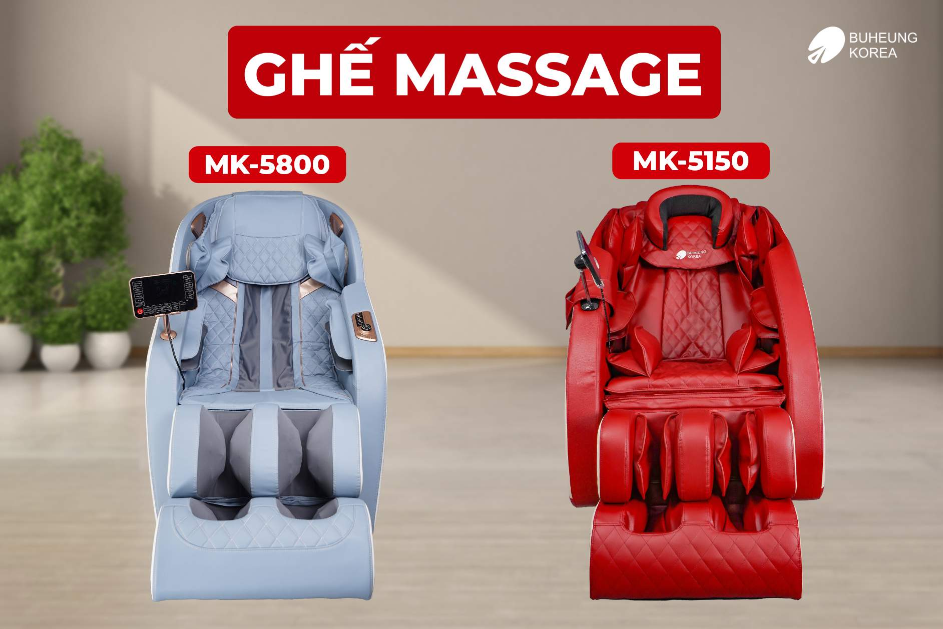 Ghế Massage Giúp Lưu Thông Khí Huyết Không 7 Ghế massage MK-5150 và MK-5800 cải thiện tuần hoàn máu
