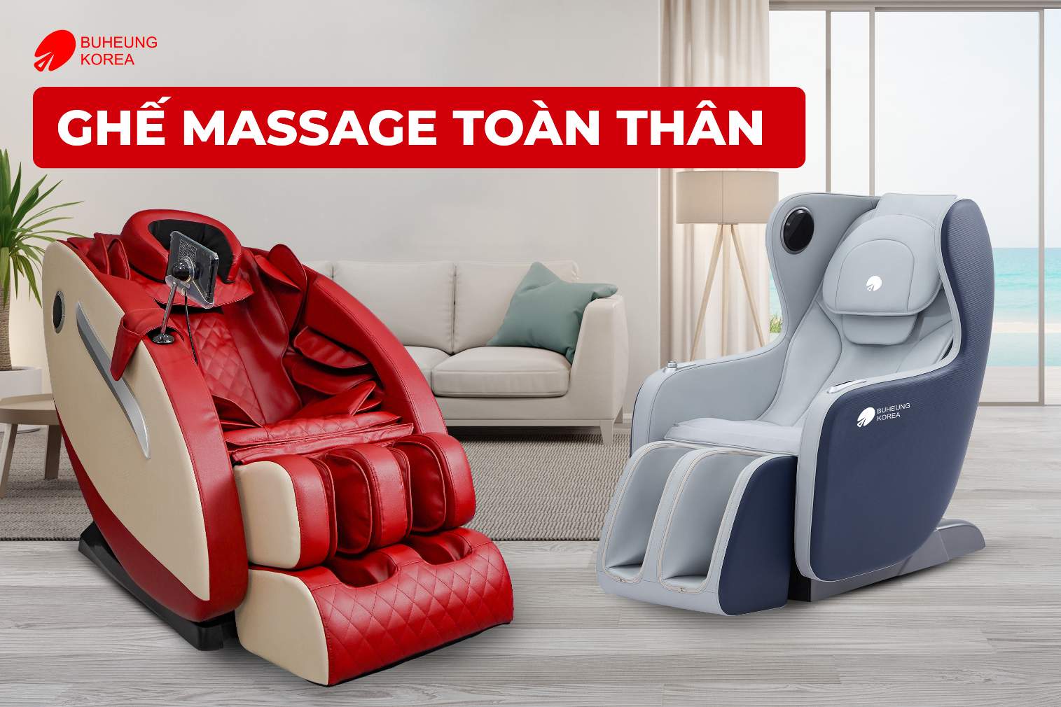 Ghế massage toàn thân chăm sóc sức khỏe