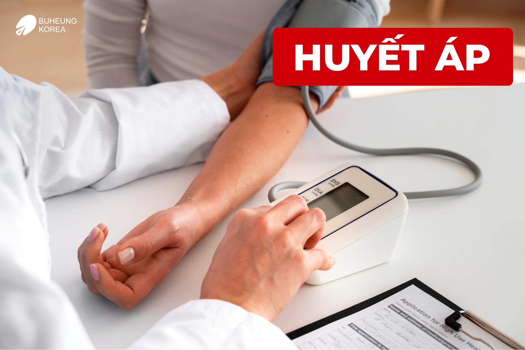 Minh họa huyết áp gây tuần hoàn máu kém