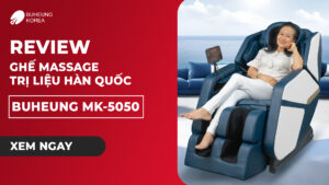 Minh họa review ghế massage trị liệu MK-5050 của BUHEUNG Korea