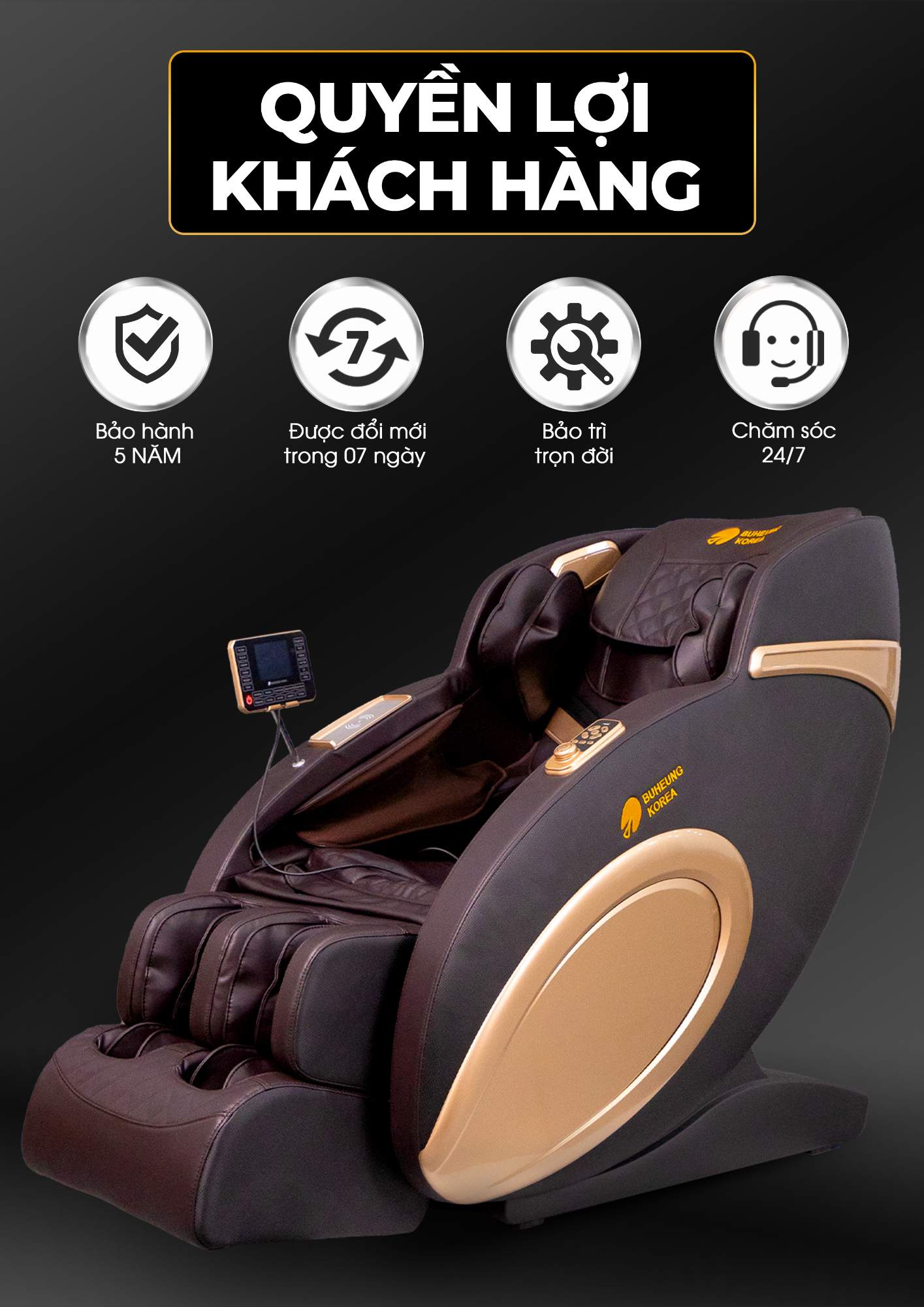 Ghế Massage BUHEUNG MK-5850 22