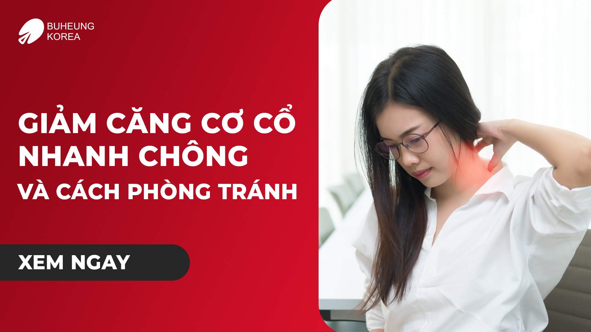 Giảm Căng Cơ Cổ Nhanh Chóng & Các Phòng Tránh 1 Minh họa tình trạng căng cơ cổ