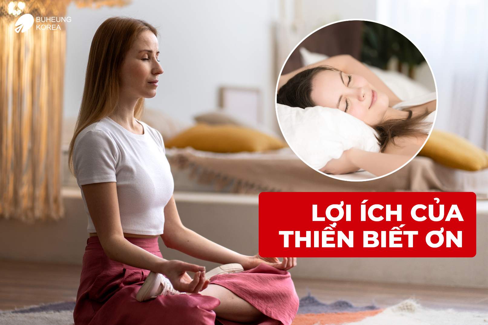 Minh họa lợi ích thiền biết ơn