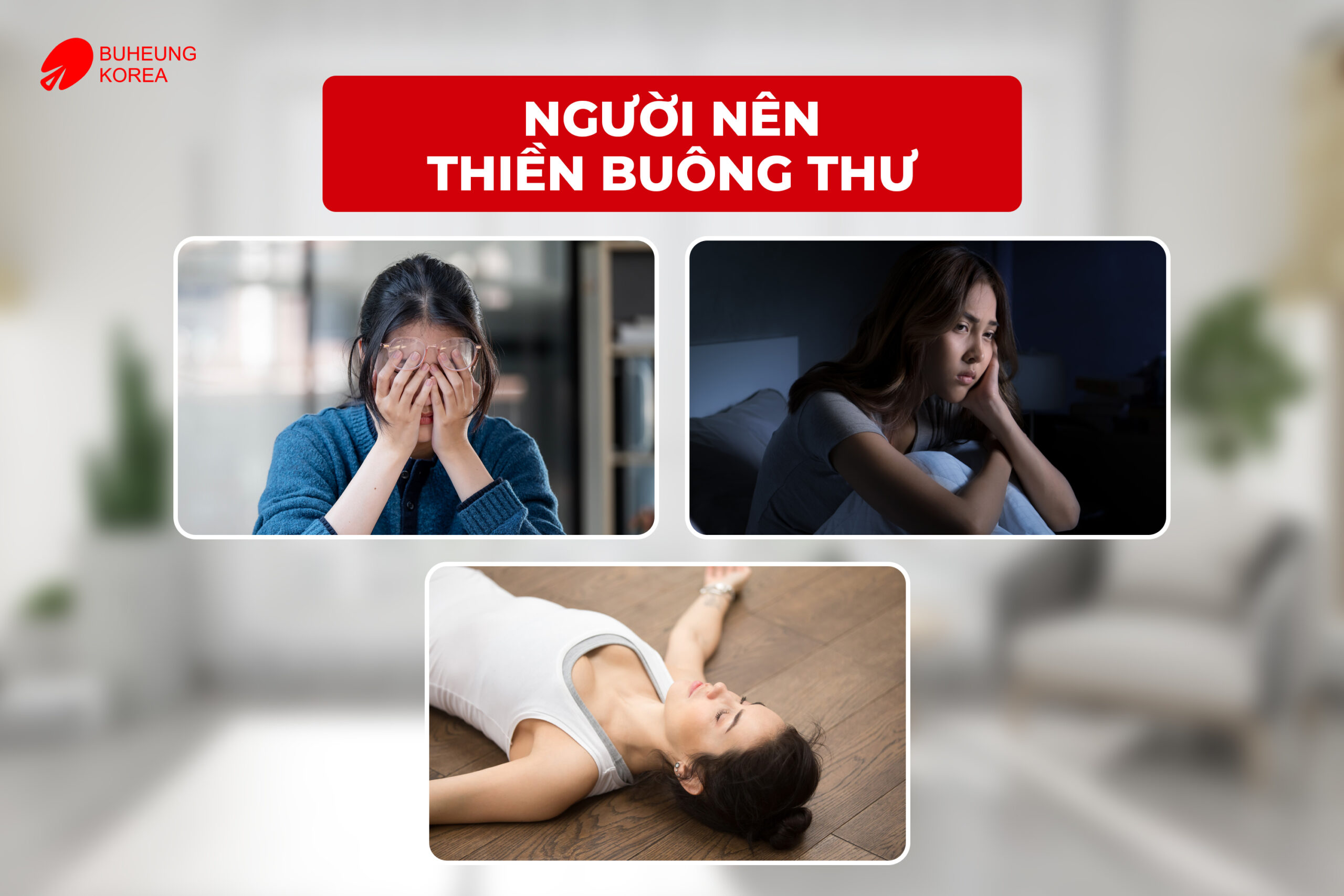 Minh họa người nên thực hành thiền buông thư