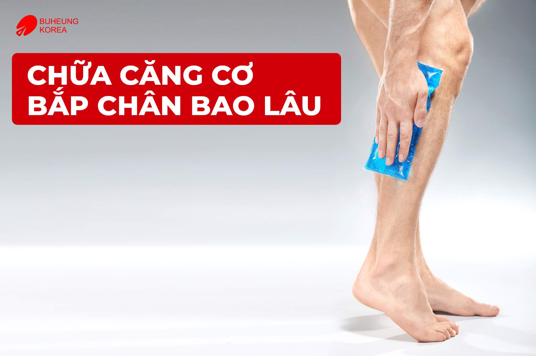 Minh họa chữa căng cơ bắp chân