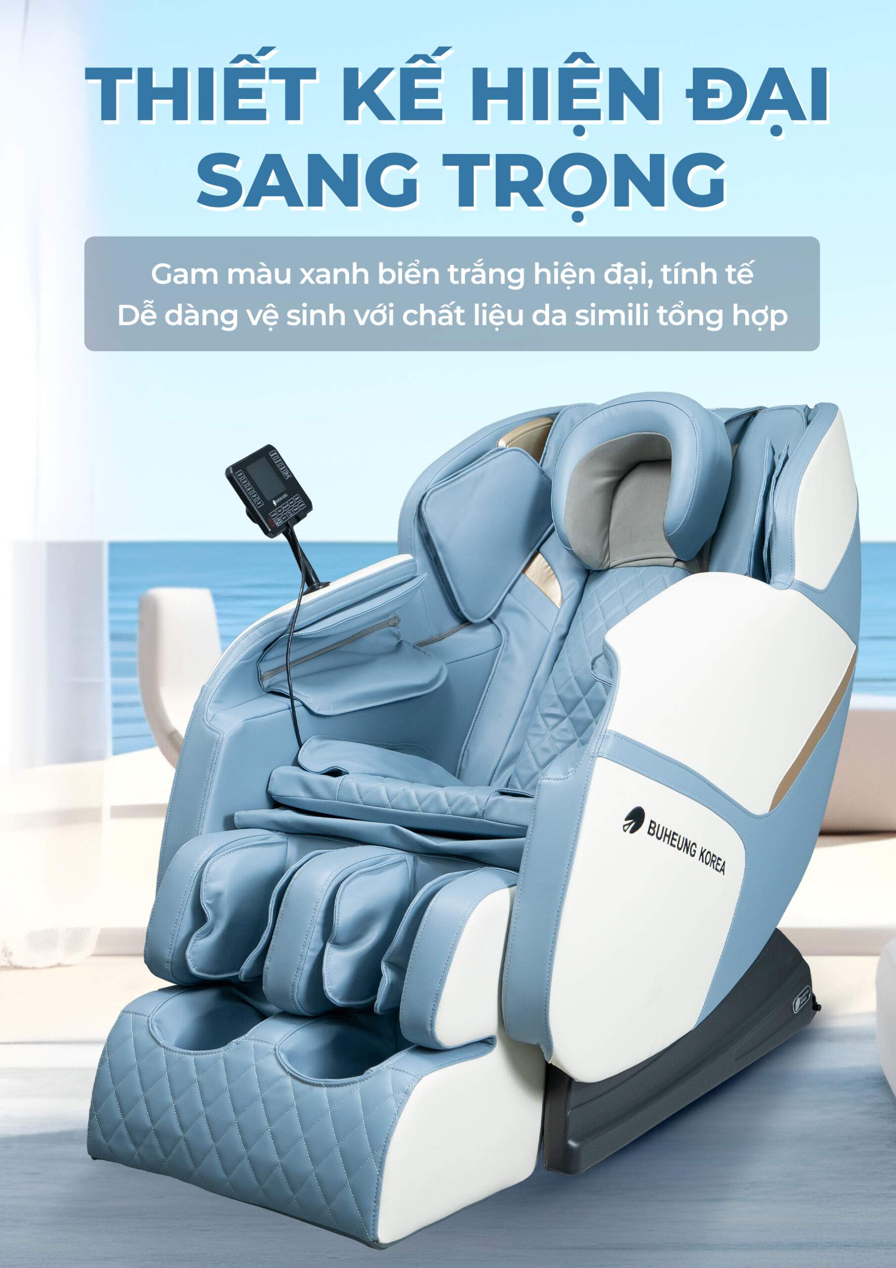 Ghế Massage Buheung Coastal Blue MK-5070 18