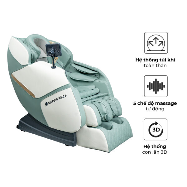 Ghế Massage Buheung Meadow Green MK-5080 3