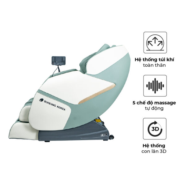 Ghế Massage Buheung Meadow Green MK-5080 6