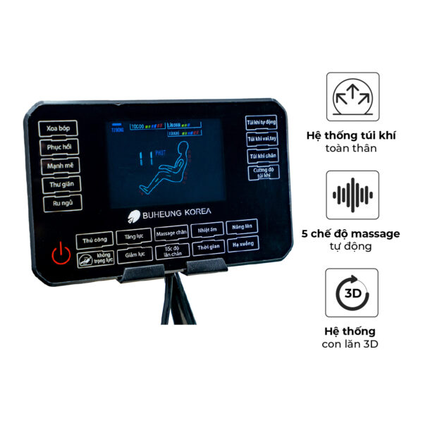Ghế Massage Buheung Meadow Green MK-5080 8