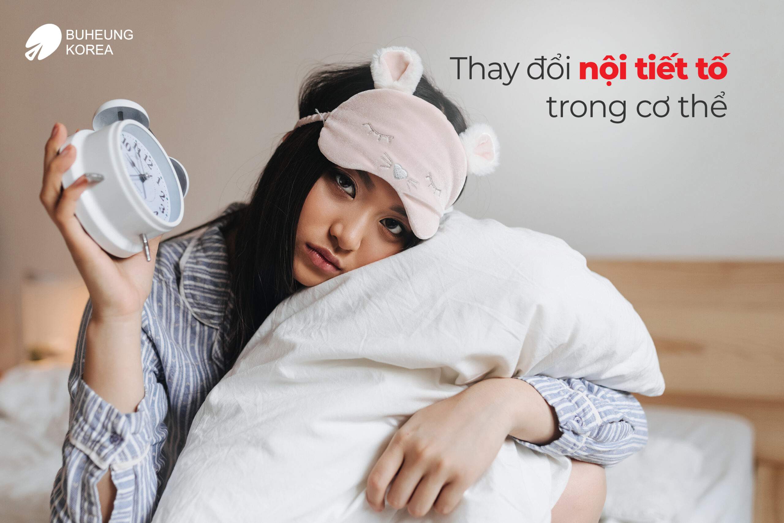 Thay đổi nội tiết tố trong cơ thể 