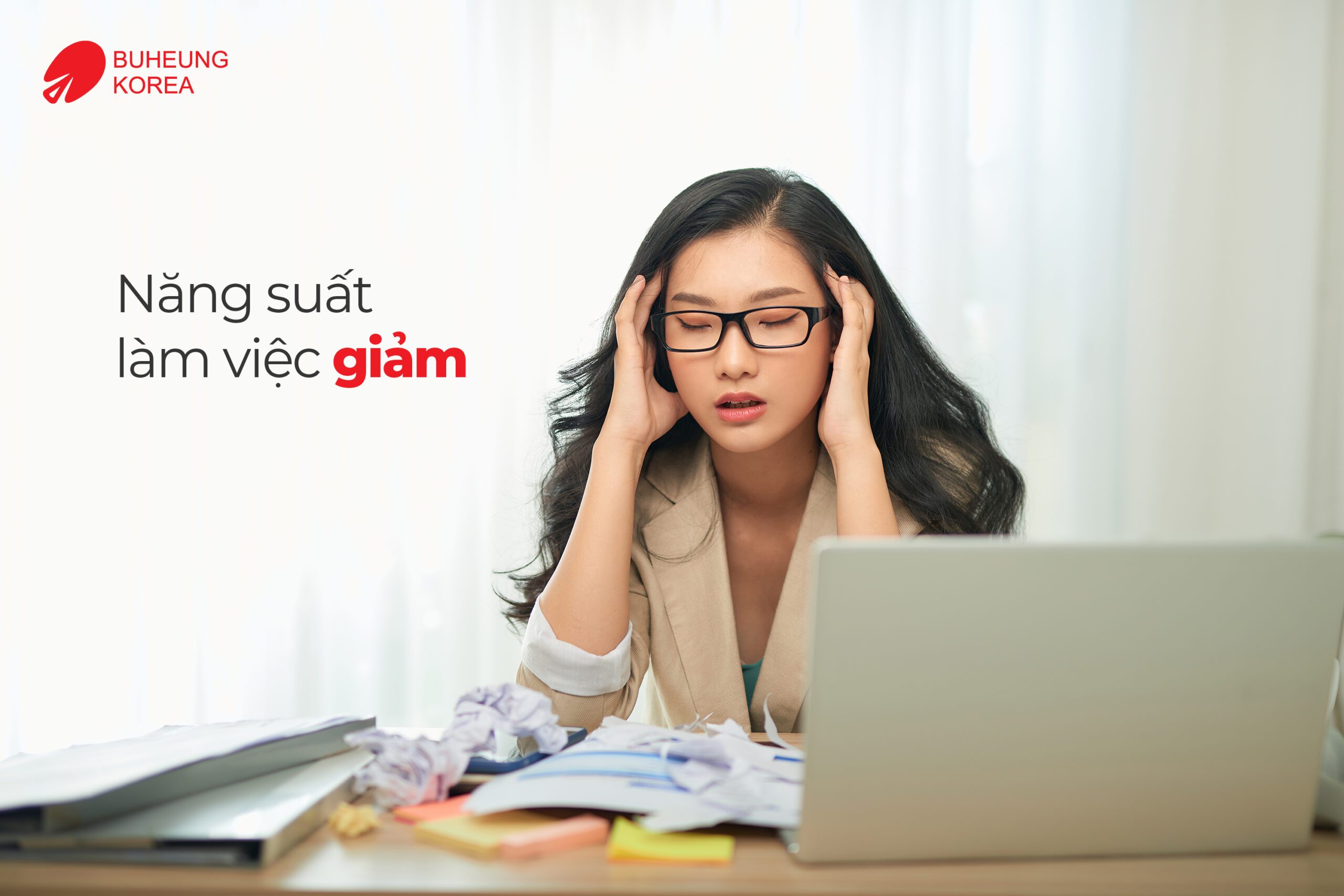 Năng suất làm việc giảm 