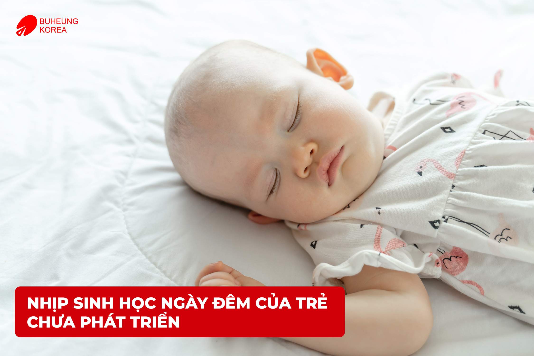 Nhịp sinh học ngày đêm của trẻ chưa phát triển