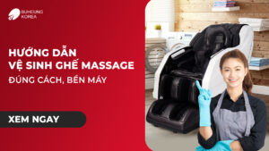 Hướng Dẫn Vệ Sinh Ghế Massage Đúng Cách, Bền Máy 1