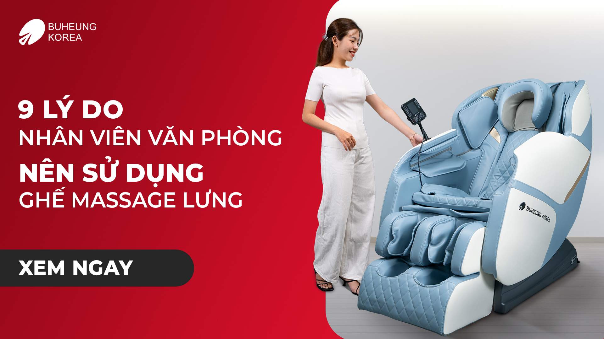 9 Lý Do Nhân Viên Văn Phòng Nên Sử Dụng Ghế Massage Lưng 1