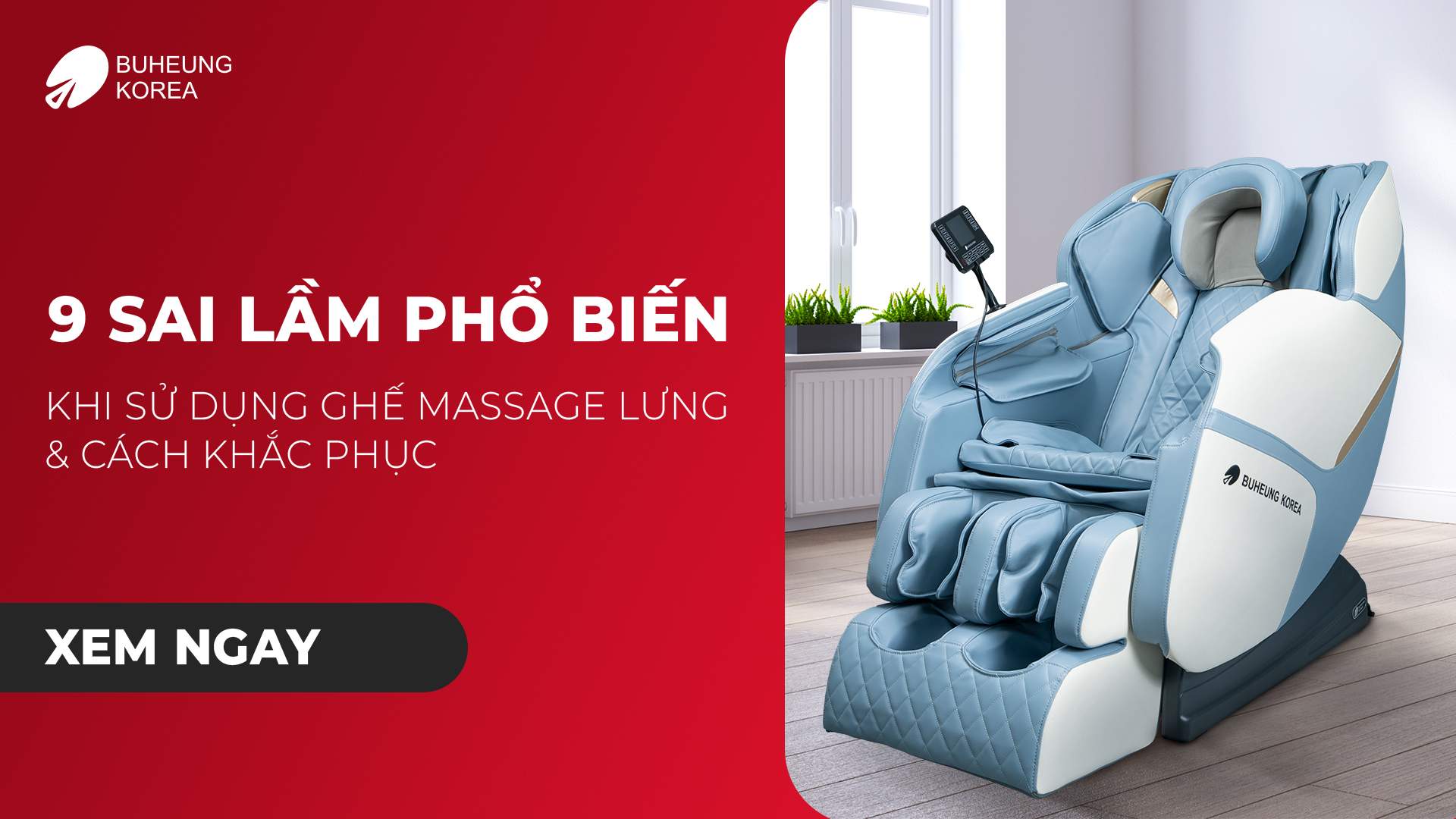 5 Sai Lầm Khi Sử Dụng Ghế Massage Lưng & Cách Khắc Phục 1