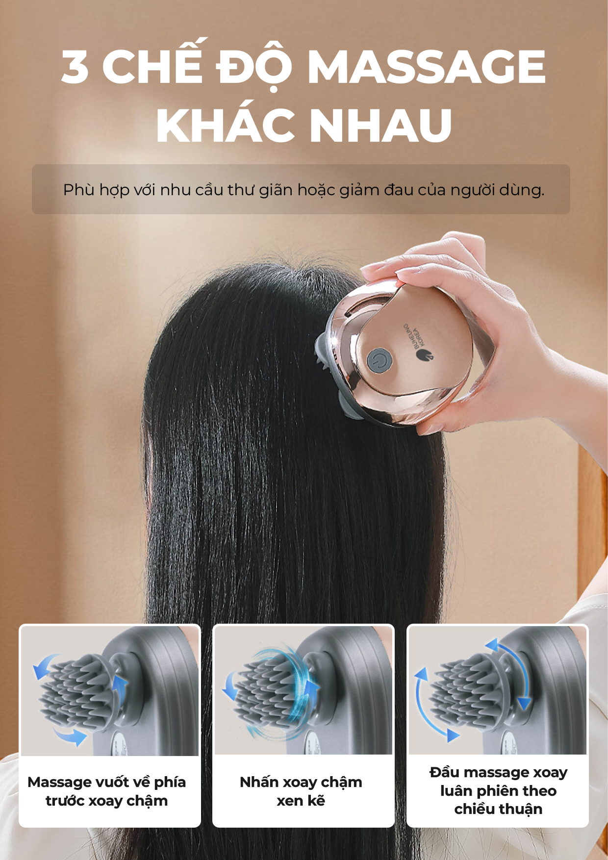 MÁY MASSAGE ĐẦU MK-341 10