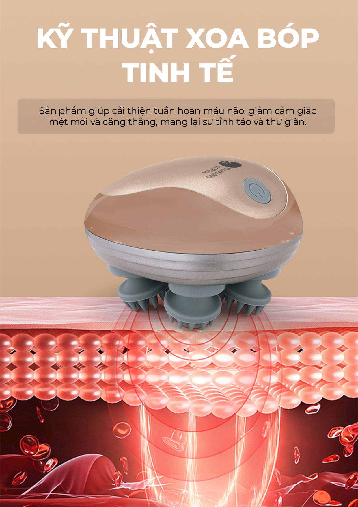 MÁY MASSAGE ĐẦU MK-341 11