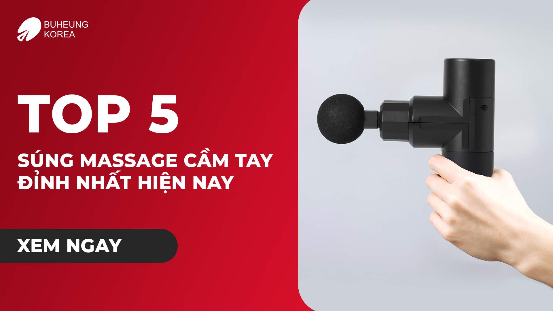 top 5 máy massage cầm tay đinh nhất hiện nay