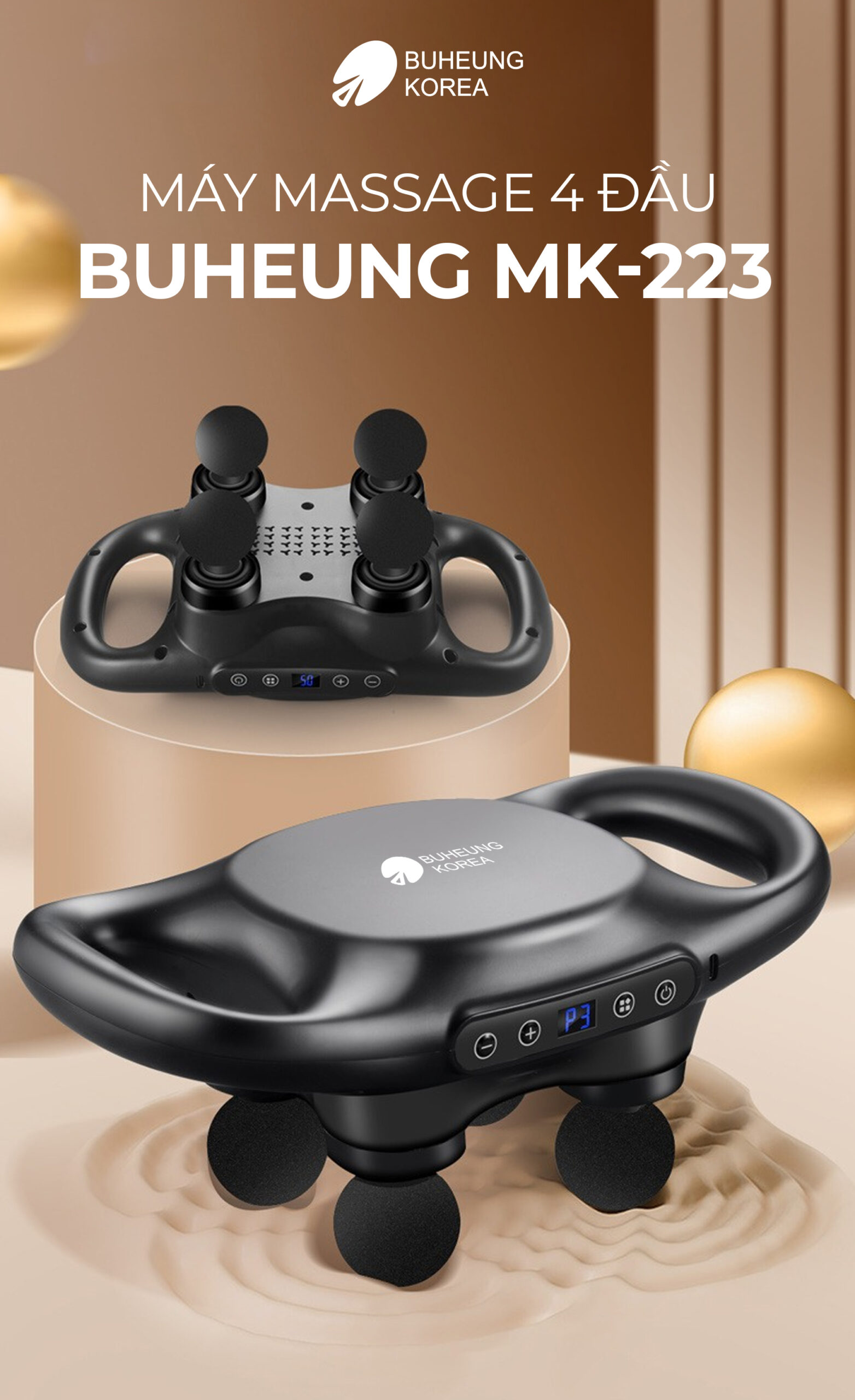 Máy Massage 4 Đầu MK-223 14