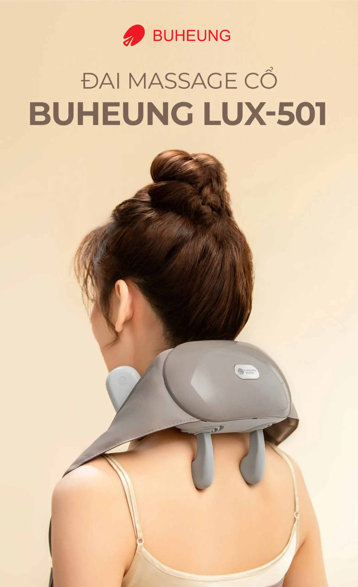 Đai Massage Cổ Buheung LUX-501 5 Đai Massage Cổ Buheung LUX-501 10