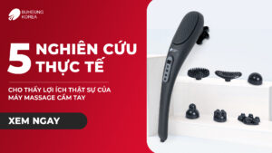 5 nghiên cứu cho thấy lợi ích của máy massage cầm tay