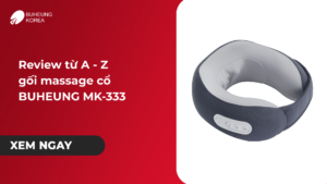 Review Từ A - Z Gối Massage Cổ MK-333 12