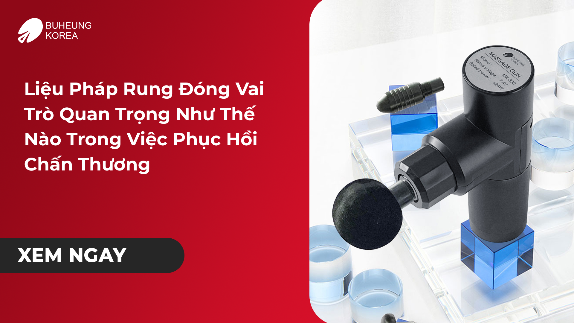 Liệu pháp rung đóng vai trò quan trọng như thế nào trong việc phục hồi chấn thương 