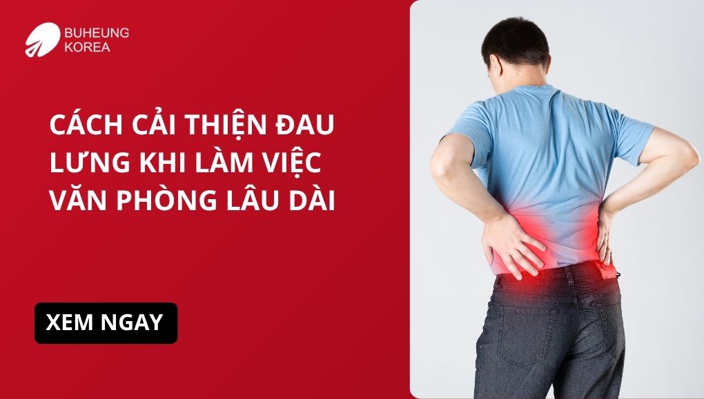 đau lưnng khi làm việc