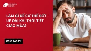 uể oải khi giao mùa