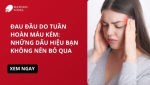 đau đầu do tuần hoàn máu kém