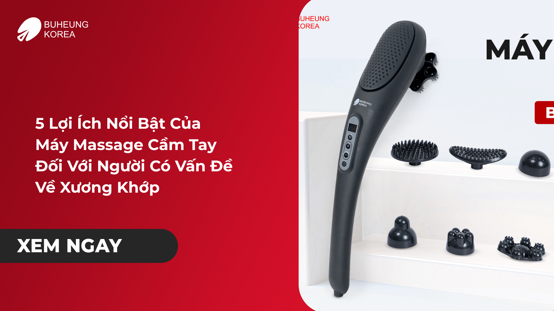 5 Lợi Ích Nổi Bật Của Máy Massage Cầm Tay Đối Với Người Có Vấn Đề Xương Khớp 1