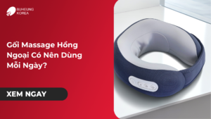 Gối massage hồng ngoại có nên dùng mỗi ngày