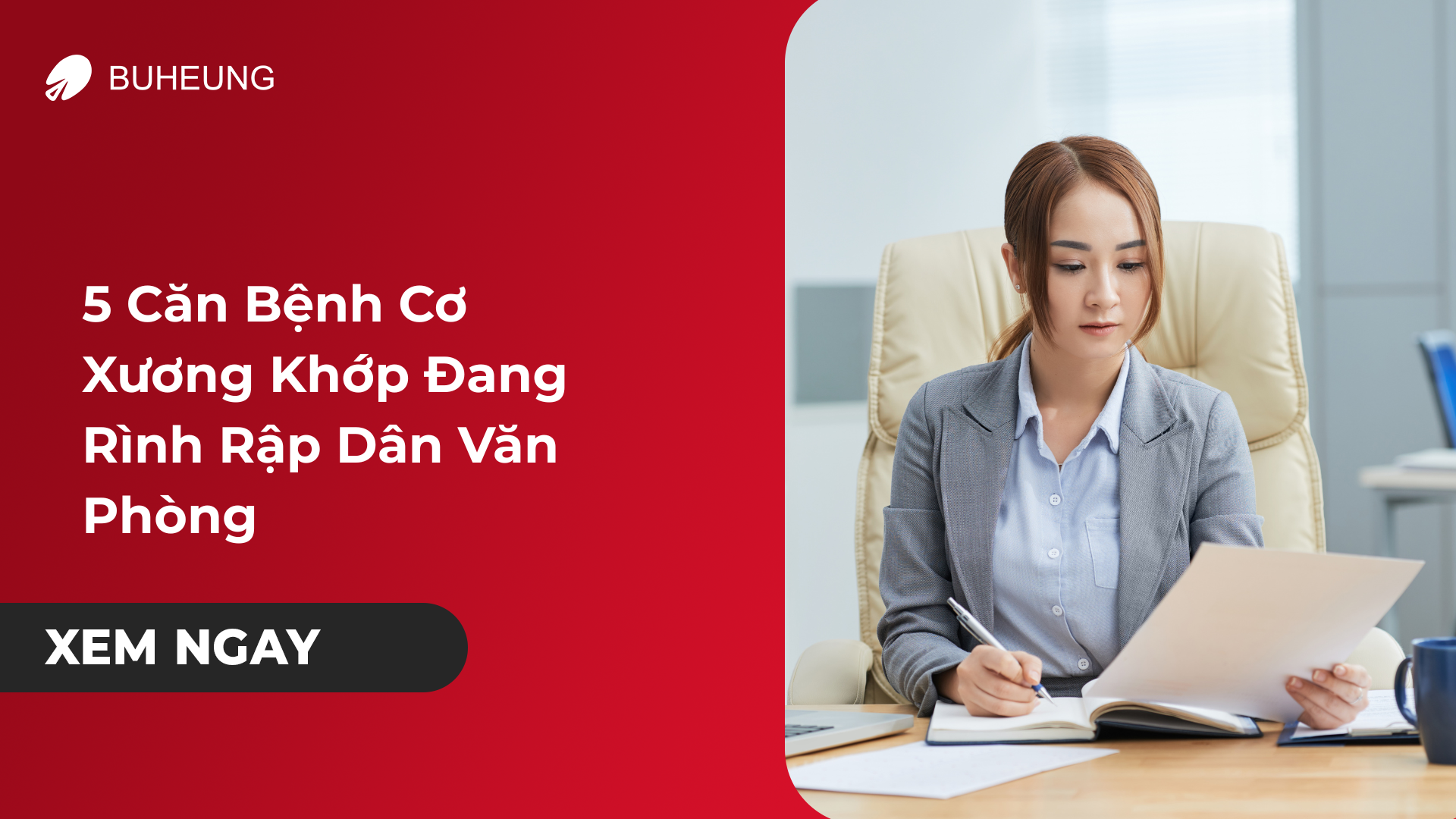 5 Căn Bệnh Cơ Xương Khớp Đang Rình Rập Dân Văn Phòng 1