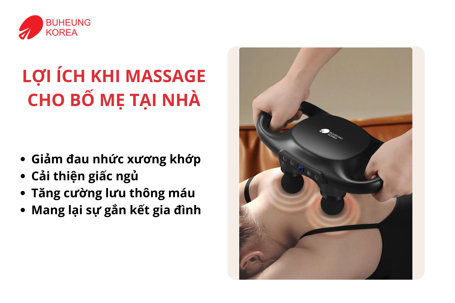Giải Pháp Chăm Sóc Sức Khỏe Cho Bố Mẹ Tại Nhà: Massage Nhẹ Nhàng, An Toàn 3 Giải Pháp Chăm Sóc Sức Khỏe Cho Bố Mẹ Tại Nhà: Massage Nhẹ Nhàng, An Toàn 2