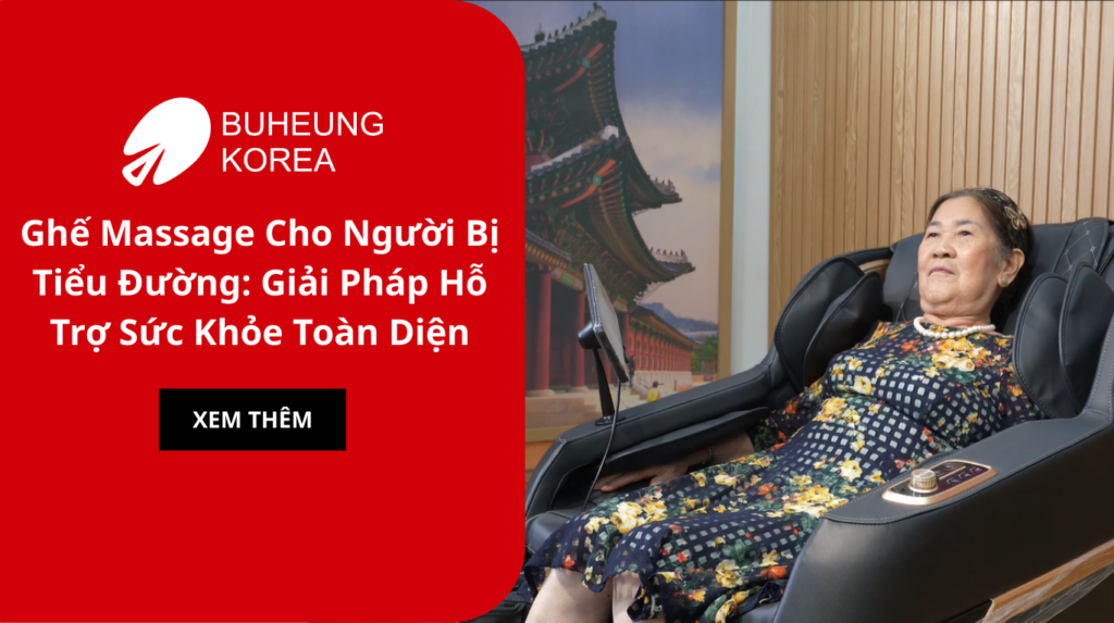 Ghế Massage Cho Người Bị Tiểu Đường: Giải Pháp Hỗ Trợ Sức Khỏe Toàn Diện 1