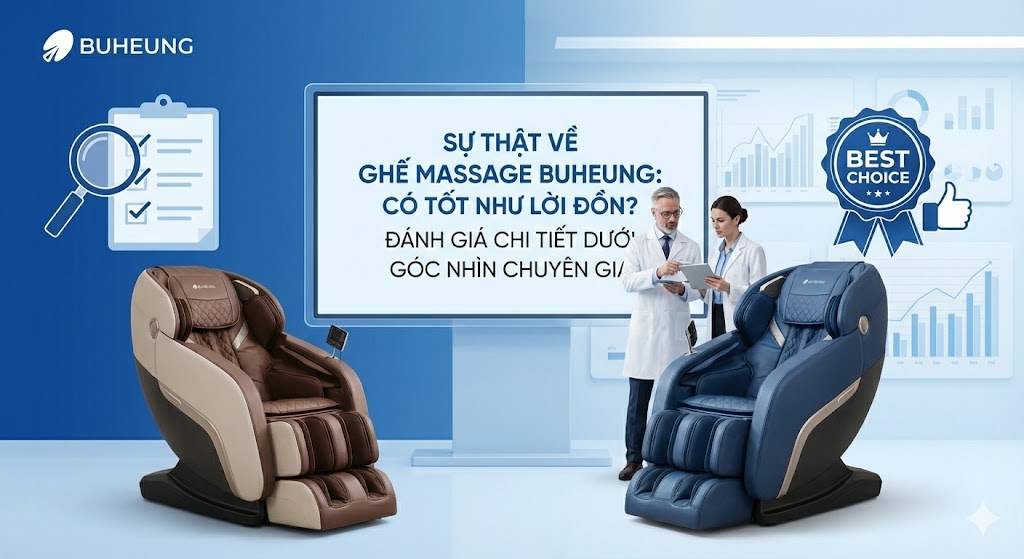 Sự Thật Về Ghế Massage Buheung