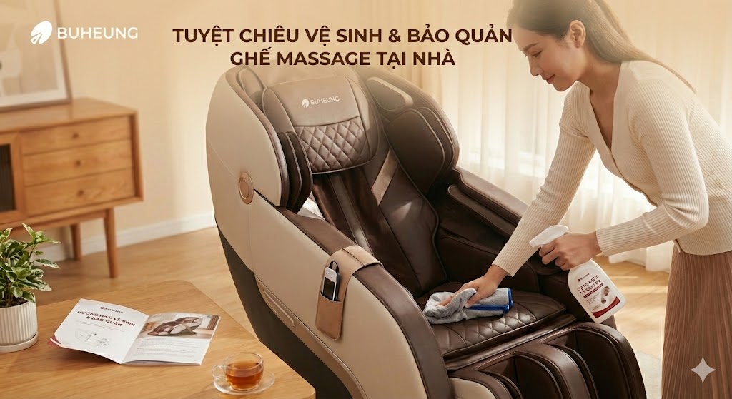 bảo quản ghế massage