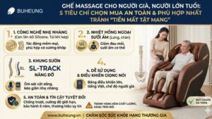 Người Bị Thoái Hóa Đốt Sống Cổ Có Nên Ngồi Ghế Massage Không? Giải Pháp Trị Liệu Từ Chuyên Gia Buheung 1