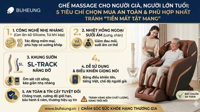 ghế massage cho người già