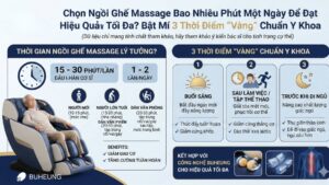 Ngồi Ghế Massage Bao Nhiêu Phút Một Ngày Để Đạt Hiệu Quả Tối Đa? Bật Mí 3 Thời Điểm "Vàng" Chuẩn Y Khoa 5