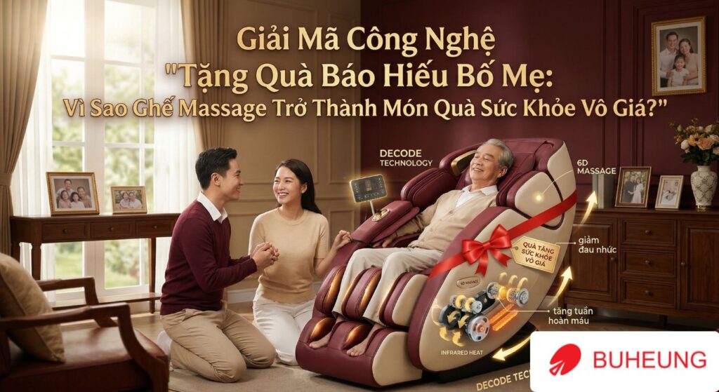Tặng Quà Báo Hiếu Bố Mẹ: Vì Sao Ghế Massage Trở Thành Món Quà Sức Khỏe Vô Giá? 1 Tặng Quà Báo Hiếu Bố Mẹ: Vì Sao Ghế Massage Trở Thành Món Quà Sức Khỏe Vô Giá? 1