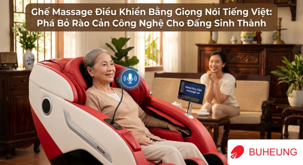 Ghế Massage Điều Khiển Bằng Giọng Nói Tiếng Việt: Phá Bỏ Rào Cản Công Nghệ Cho Đấng Sinh Thành 1