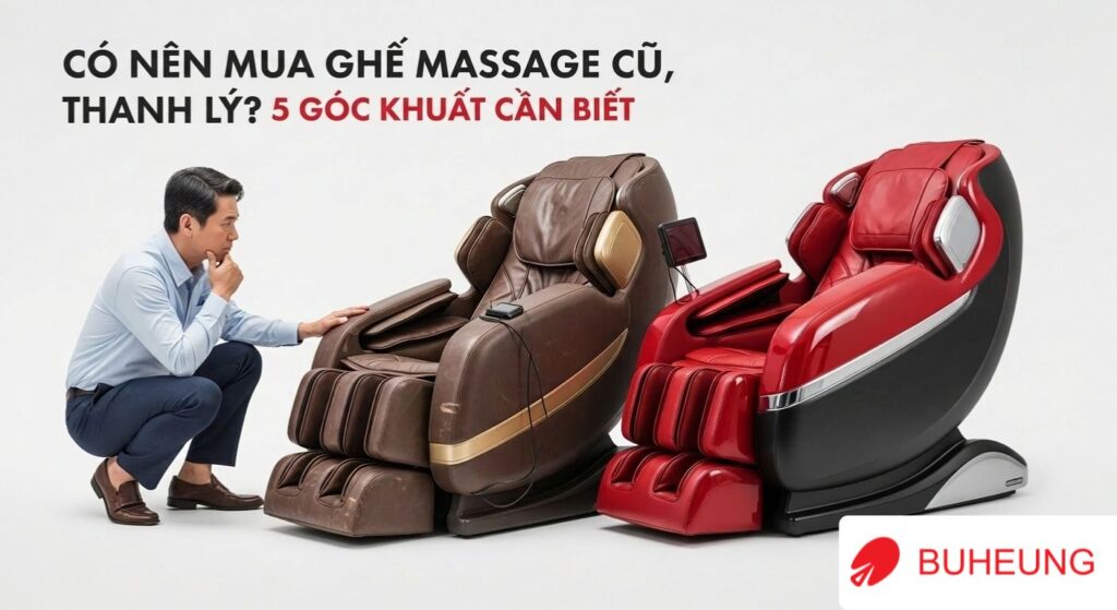 Có Nên Mua Ghế Massage Cũ, Hàng Thanh Lý Để Tiết Kiệm Chi Phí? 5 Góc Khuất Người Mua Cần Biết 1