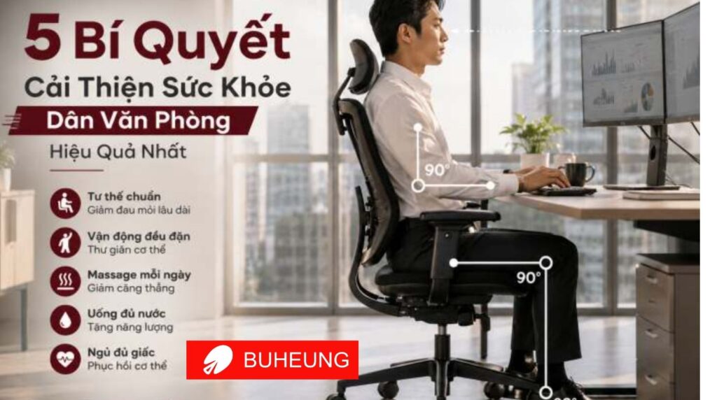 5 Bí Quyết Cải Thiện Sức Khỏe Dân Văn Phòng Hiệu Quả Nhất 1