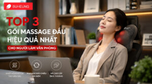 Top 3 gối massage đầu hiệu quả nhất cho người làm văn phòng 7