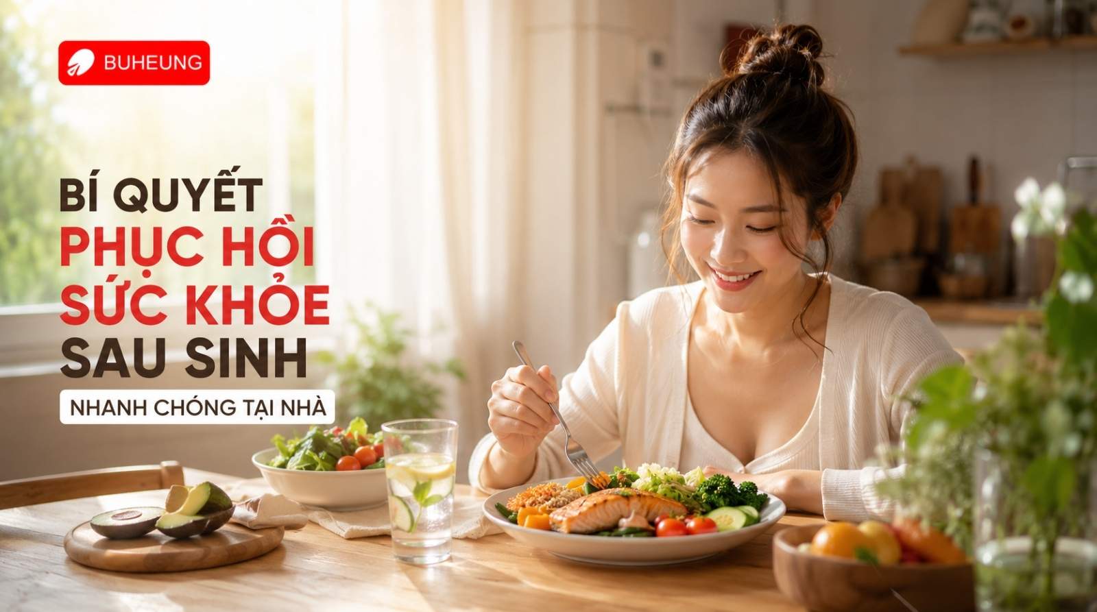 Bí quyết phục hồi sức khỏe sau sinh nhanh chóng tại nhà 1